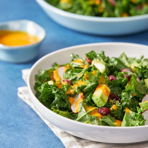 Kale Salad with Carrot Ginger Dressing To Check In 2024