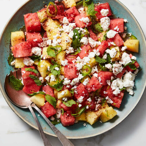 Spicy Watermelon Tomato Salad Recipe